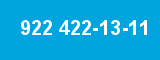922 422-13-11 922 422-13-11